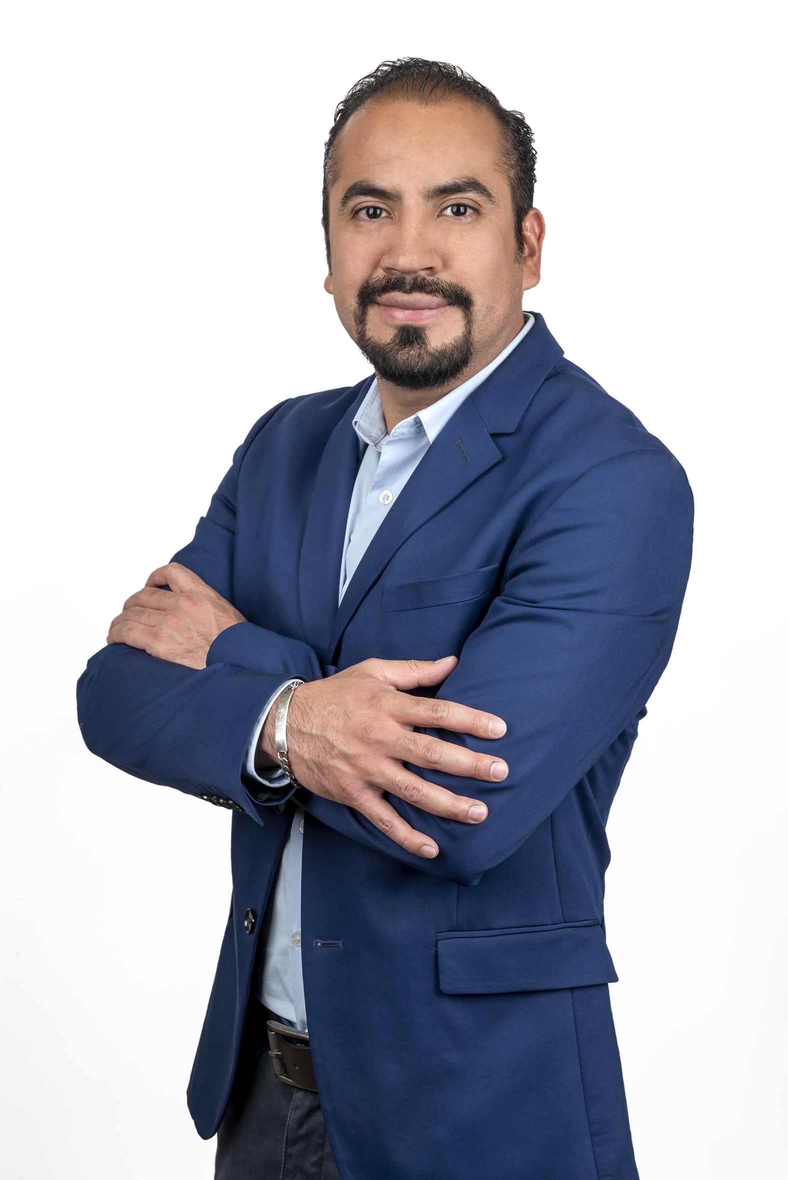 Retrato del fundador de Datamétrica, facilitador del taller